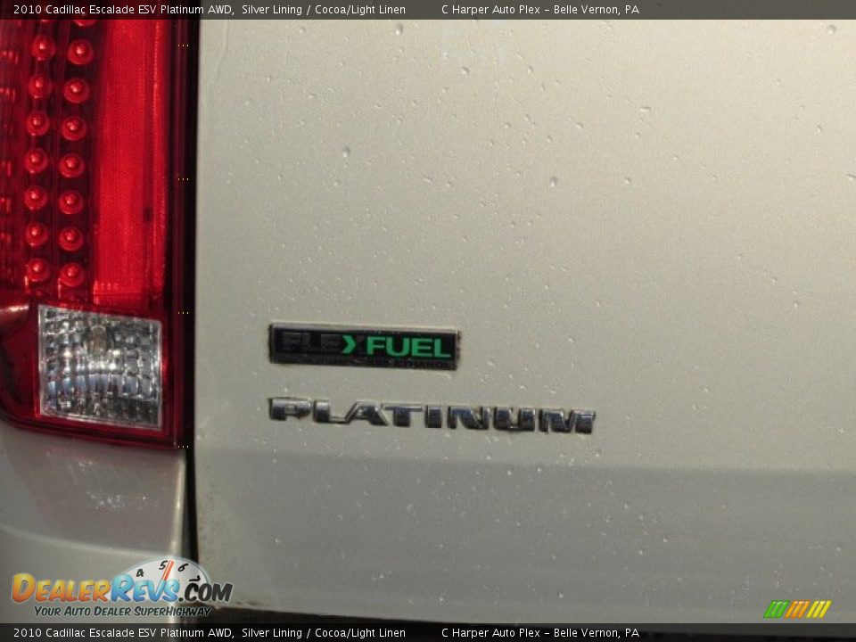 2010 Cadillac Escalade ESV Platinum AWD Silver Lining / Cocoa/Light Linen Photo #8