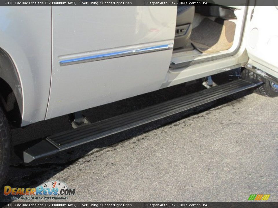 2010 Cadillac Escalade ESV Platinum AWD Silver Lining / Cocoa/Light Linen Photo #10