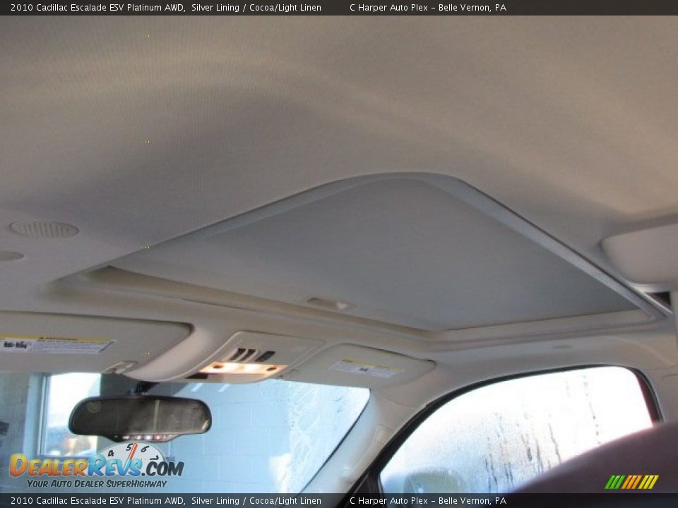 2010 Cadillac Escalade ESV Platinum AWD Silver Lining / Cocoa/Light Linen Photo #11