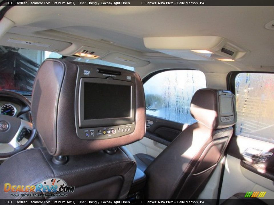 2010 Cadillac Escalade ESV Platinum AWD Silver Lining / Cocoa/Light Linen Photo #12