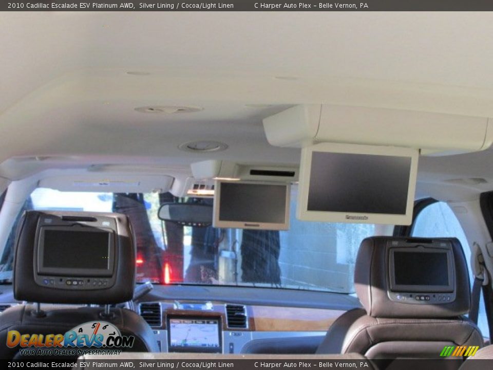 2010 Cadillac Escalade ESV Platinum AWD Silver Lining / Cocoa/Light Linen Photo #13