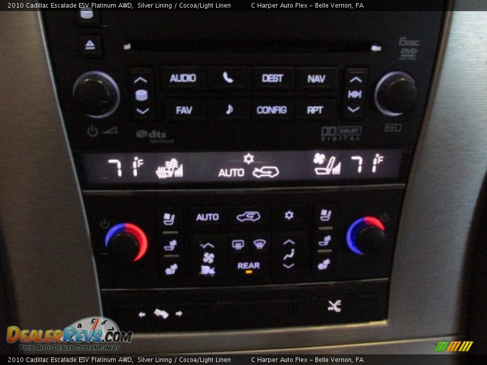 2010 Cadillac Escalade ESV Platinum AWD Silver Lining / Cocoa/Light Linen Photo #18