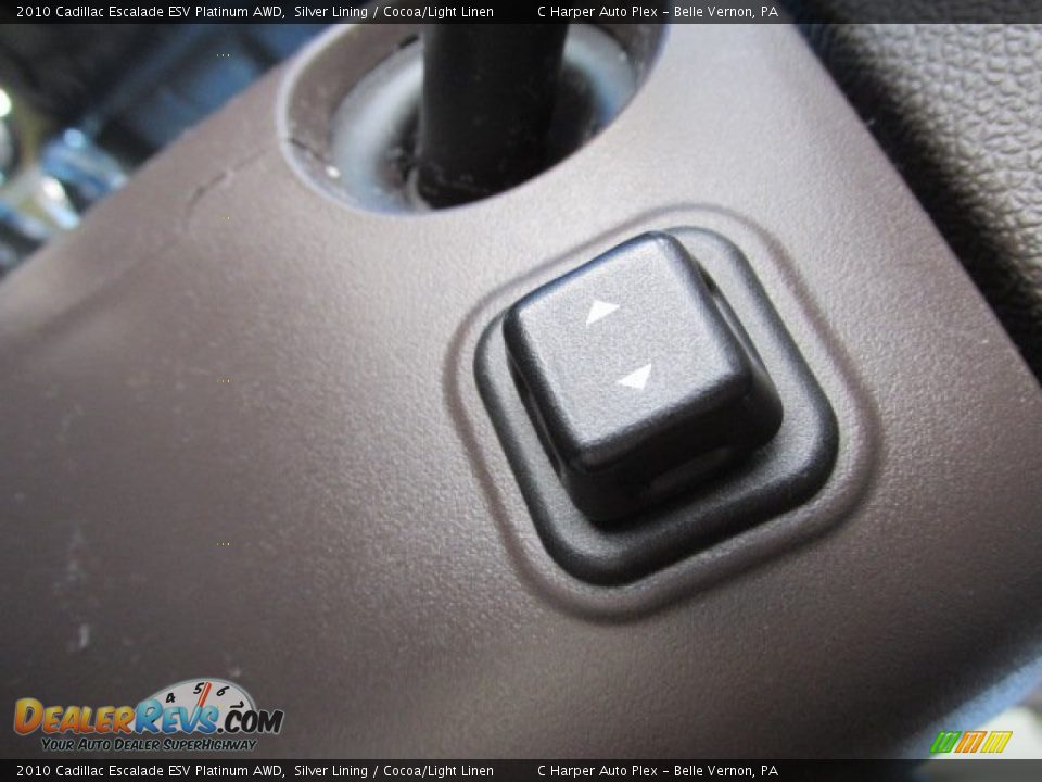 2010 Cadillac Escalade ESV Platinum AWD Silver Lining / Cocoa/Light Linen Photo #20