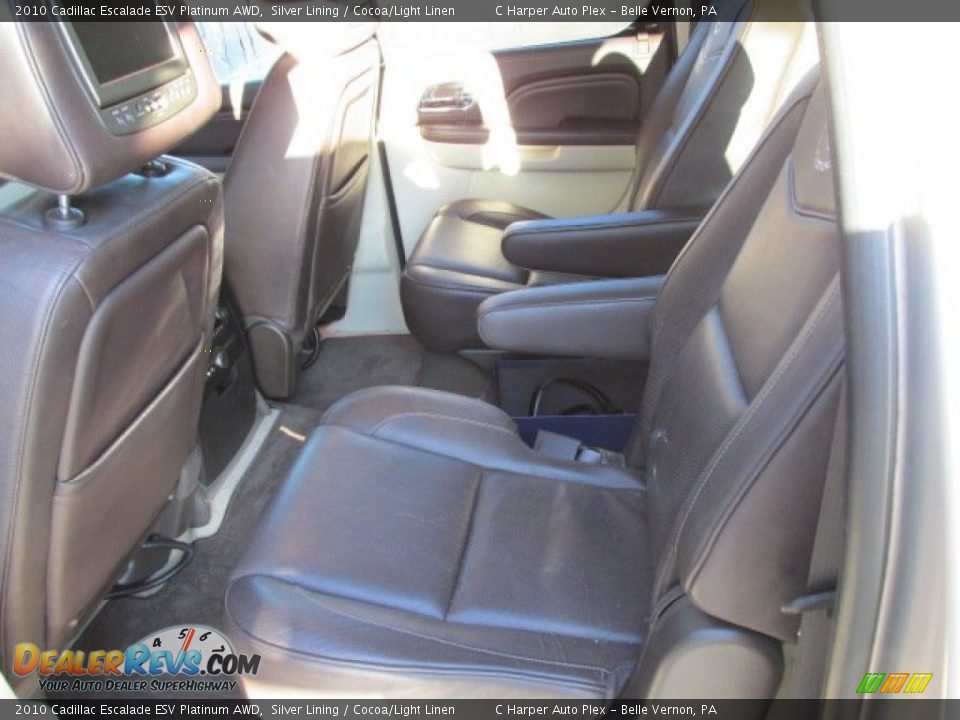 2010 Cadillac Escalade ESV Platinum AWD Silver Lining / Cocoa/Light Linen Photo #21