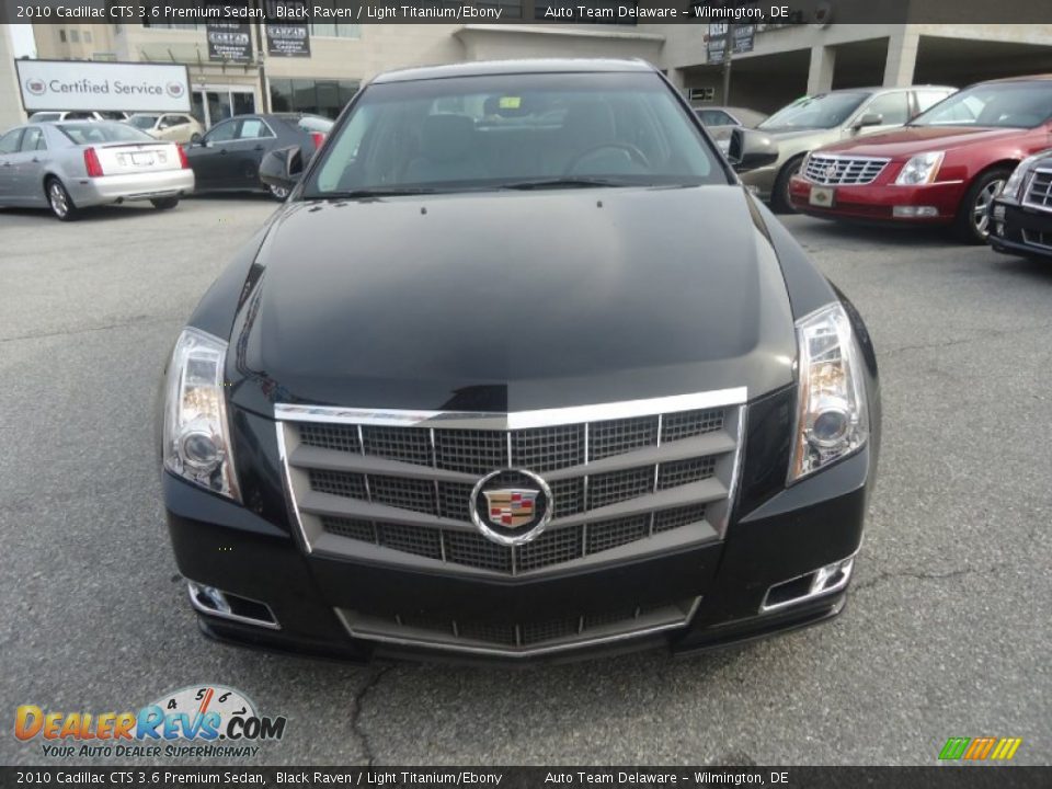 2010 Cadillac CTS 3.6 Premium Sedan Black Raven / Light Titanium/Ebony Photo #3