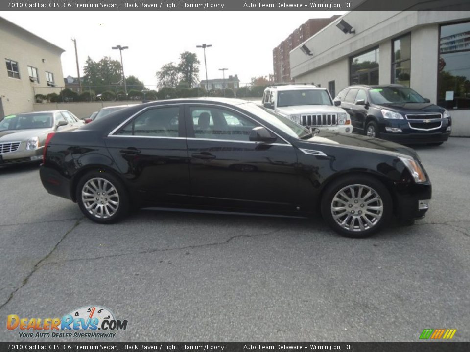 2010 Cadillac CTS 3.6 Premium Sedan Black Raven / Light Titanium/Ebony Photo #5
