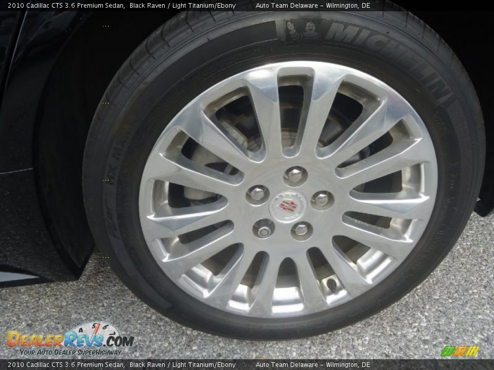 2010 Cadillac CTS 3.6 Premium Sedan Black Raven / Light Titanium/Ebony Photo #10