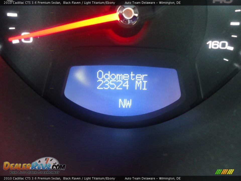 2010 Cadillac CTS 3.6 Premium Sedan Black Raven / Light Titanium/Ebony Photo #13