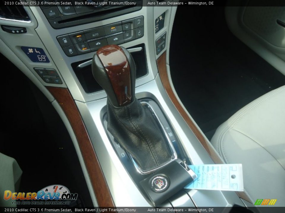 2010 Cadillac CTS 3.6 Premium Sedan Black Raven / Light Titanium/Ebony Photo #14