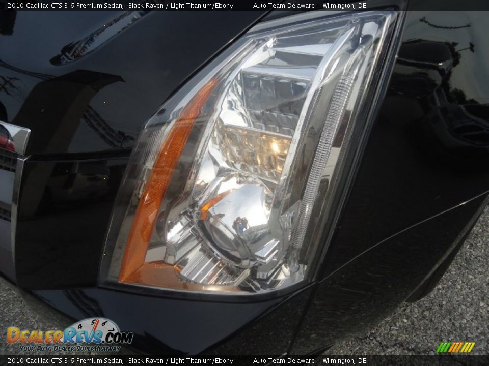 2010 Cadillac CTS 3.6 Premium Sedan Black Raven / Light Titanium/Ebony Photo #15