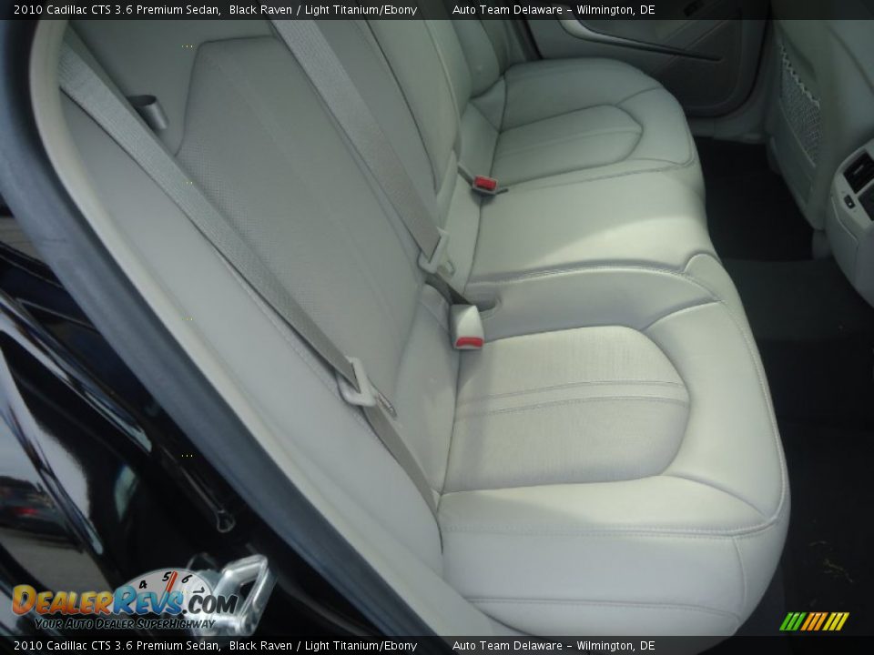 2010 Cadillac CTS 3.6 Premium Sedan Black Raven / Light Titanium/Ebony Photo #17
