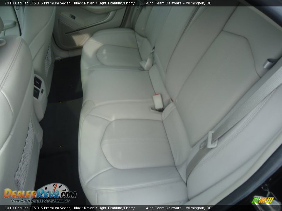 2010 Cadillac CTS 3.6 Premium Sedan Black Raven / Light Titanium/Ebony Photo #18