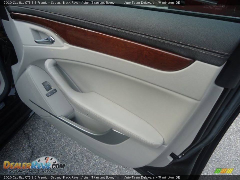 2010 Cadillac CTS 3.6 Premium Sedan Black Raven / Light Titanium/Ebony Photo #20