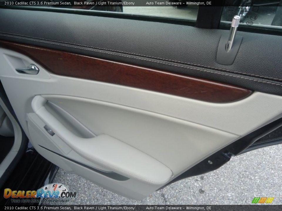 2010 Cadillac CTS 3.6 Premium Sedan Black Raven / Light Titanium/Ebony Photo #21
