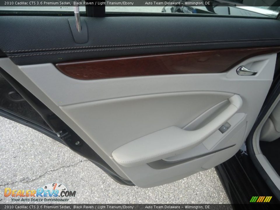 2010 Cadillac CTS 3.6 Premium Sedan Black Raven / Light Titanium/Ebony Photo #22