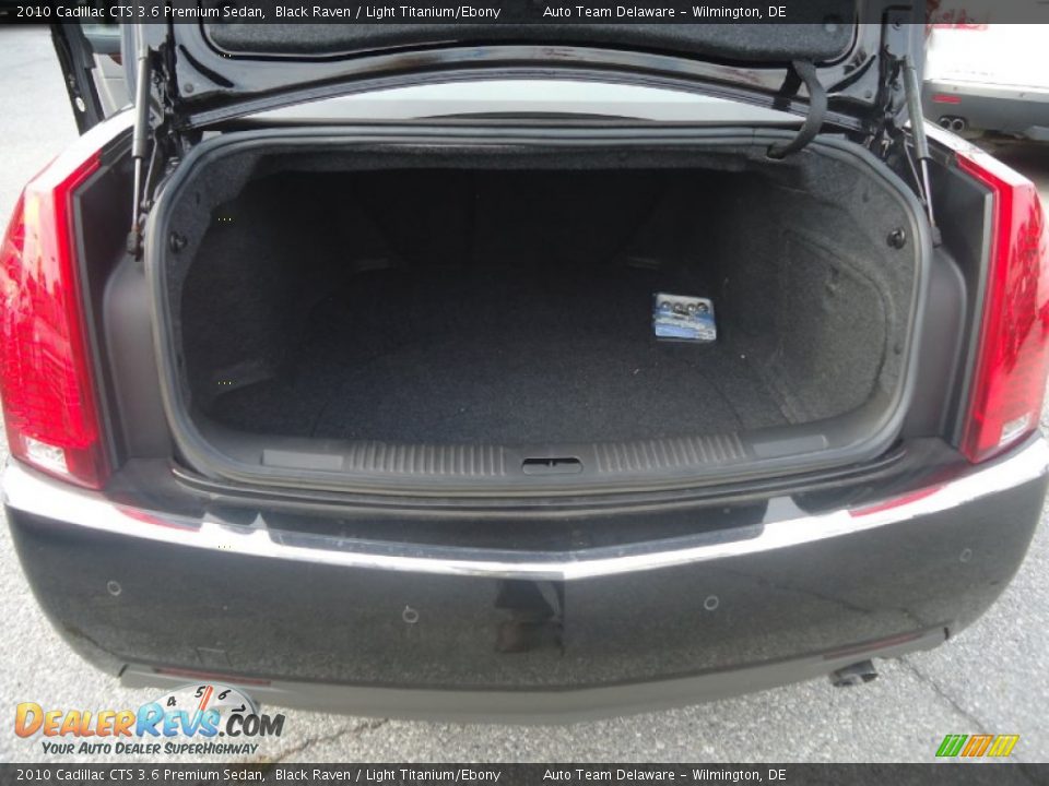 2010 Cadillac CTS 3.6 Premium Sedan Black Raven / Light Titanium/Ebony Photo #23