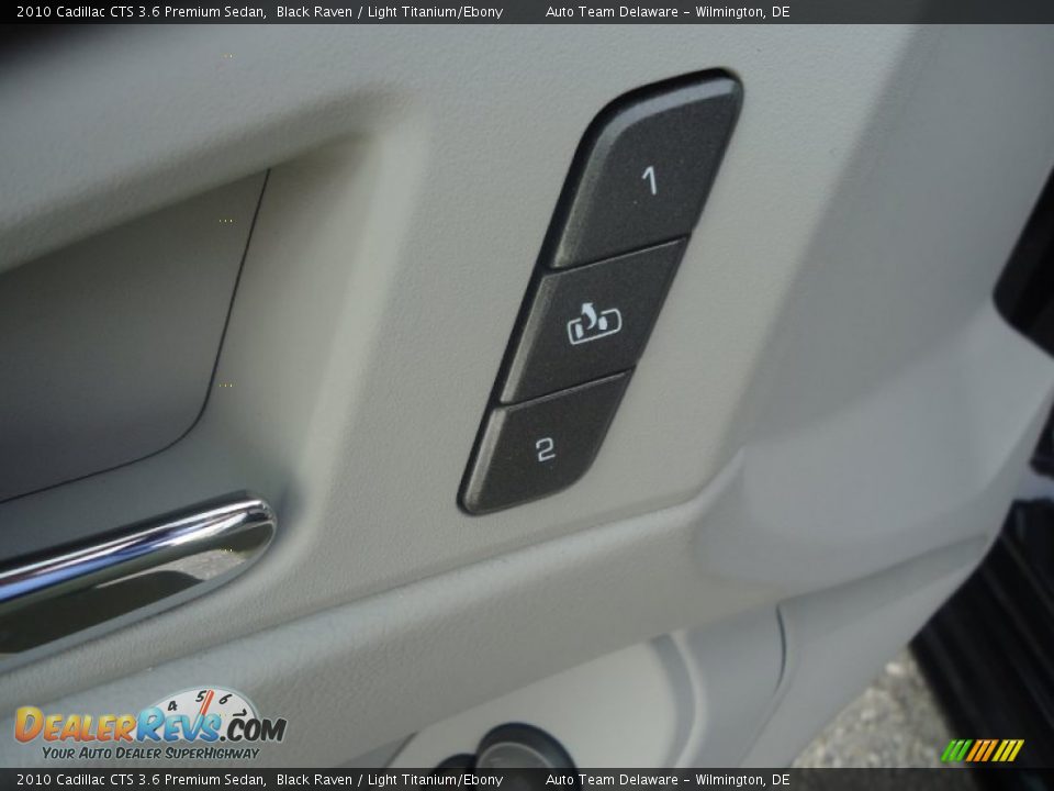 2010 Cadillac CTS 3.6 Premium Sedan Black Raven / Light Titanium/Ebony Photo #24