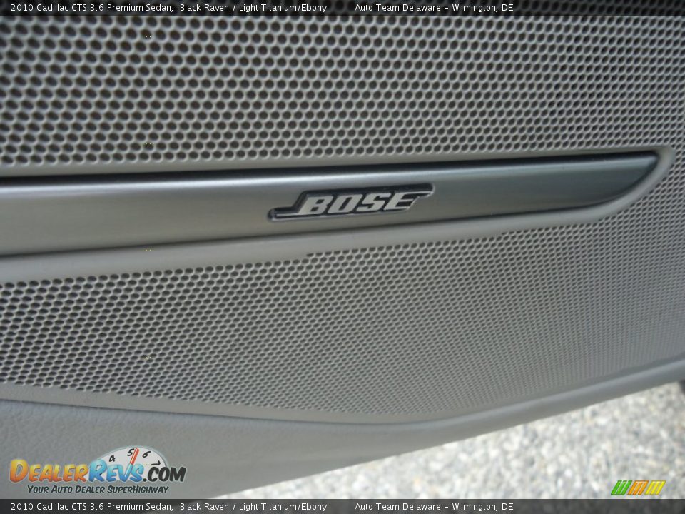 2010 Cadillac CTS 3.6 Premium Sedan Black Raven / Light Titanium/Ebony Photo #25