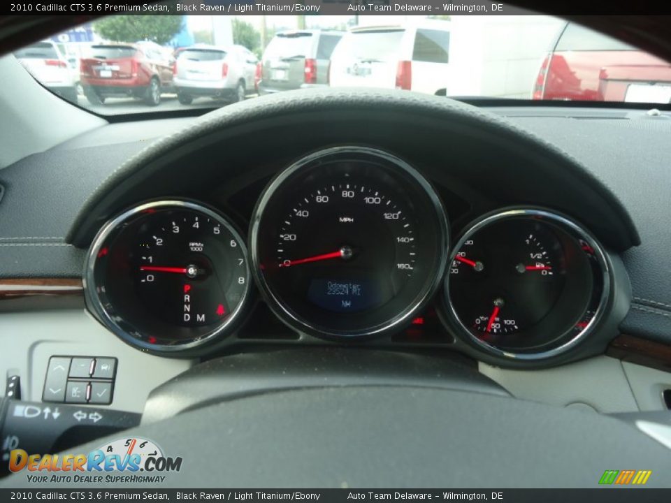 2010 Cadillac CTS 3.6 Premium Sedan Black Raven / Light Titanium/Ebony Photo #27