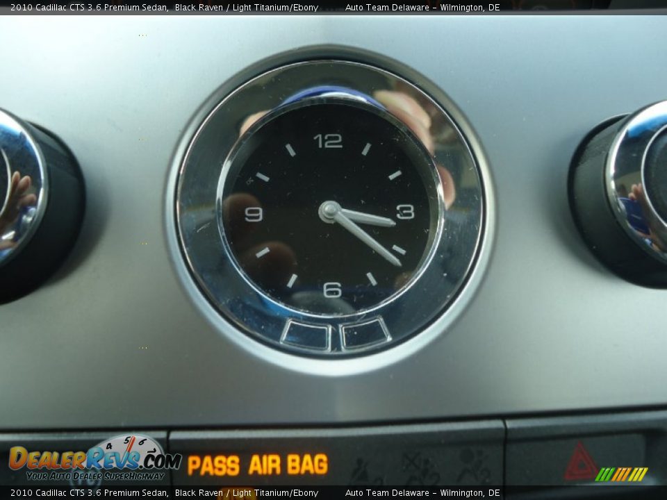 2010 Cadillac CTS 3.6 Premium Sedan Black Raven / Light Titanium/Ebony Photo #30