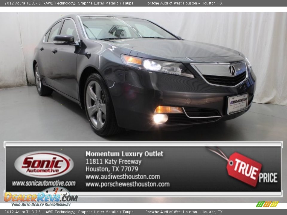 2012 Acura TL 3.7 SH-AWD Technology Graphite Luster Metallic / Taupe Photo #1