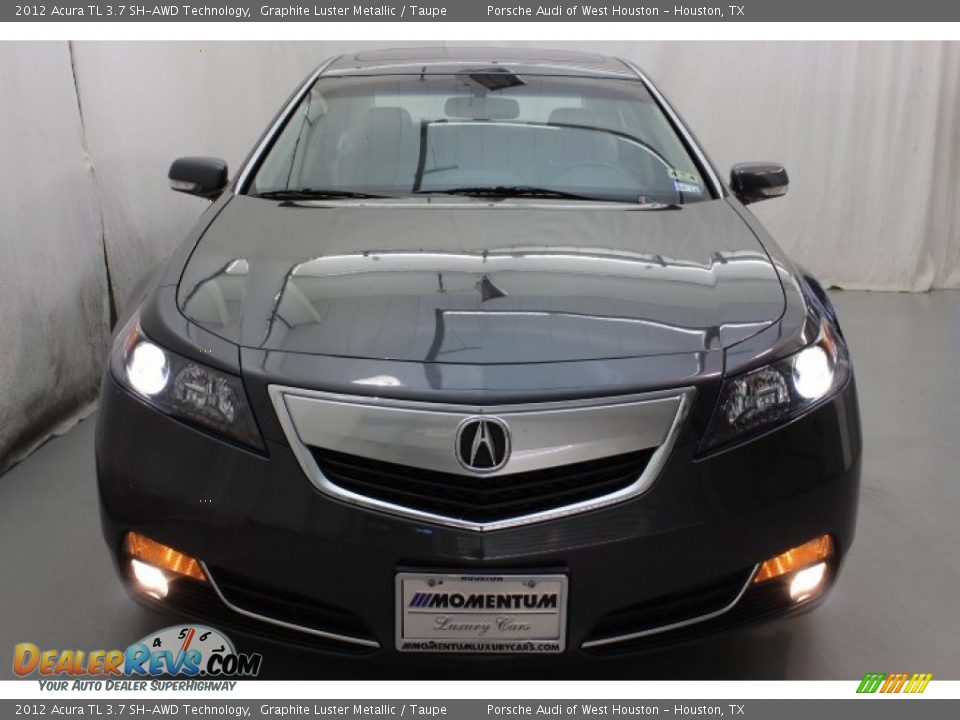 2012 Acura TL 3.7 SH-AWD Technology Graphite Luster Metallic / Taupe Photo #2