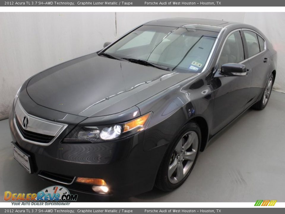 2012 Acura TL 3.7 SH-AWD Technology Graphite Luster Metallic / Taupe Photo #3