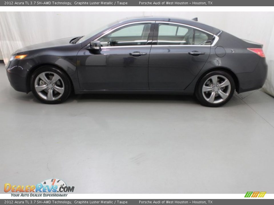 2012 Acura TL 3.7 SH-AWD Technology Graphite Luster Metallic / Taupe Photo #4