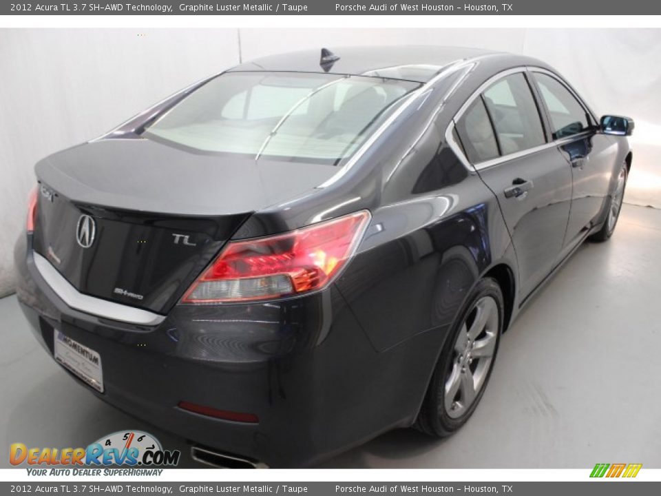 2012 Acura TL 3.7 SH-AWD Technology Graphite Luster Metallic / Taupe Photo #6