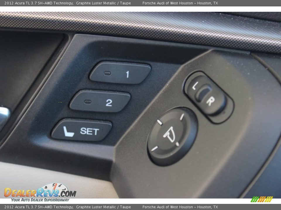 2012 Acura TL 3.7 SH-AWD Technology Graphite Luster Metallic / Taupe Photo #13