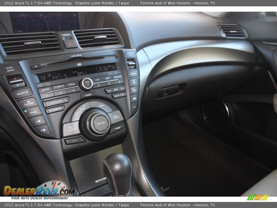 2012 Acura TL 3.7 SH-AWD Technology Graphite Luster Metallic / Taupe Photo #17