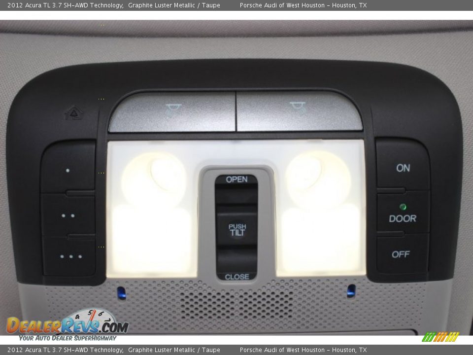 2012 Acura TL 3.7 SH-AWD Technology Graphite Luster Metallic / Taupe Photo #21