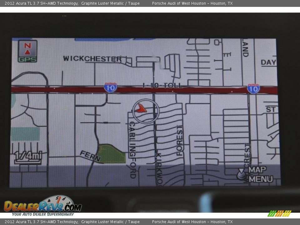2012 Acura TL 3.7 SH-AWD Technology Graphite Luster Metallic / Taupe Photo #22
