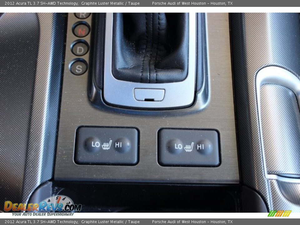 2012 Acura TL 3.7 SH-AWD Technology Graphite Luster Metallic / Taupe Photo #26