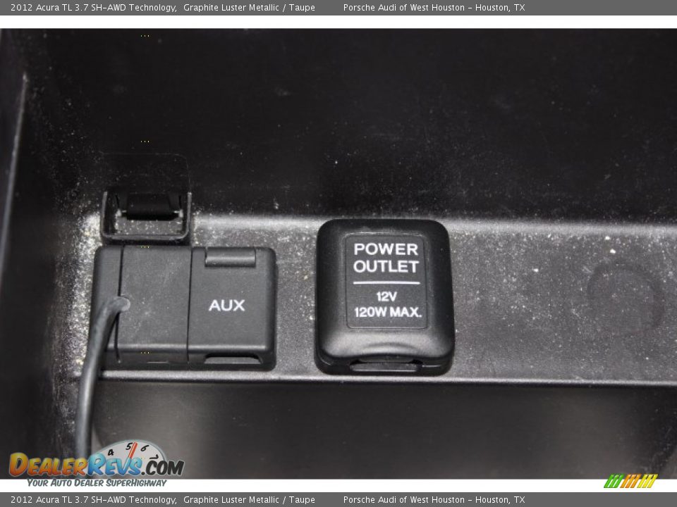 2012 Acura TL 3.7 SH-AWD Technology Graphite Luster Metallic / Taupe Photo #28