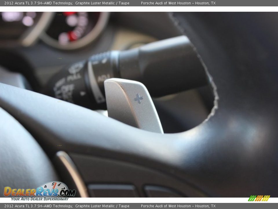 2012 Acura TL 3.7 SH-AWD Technology Graphite Luster Metallic / Taupe Photo #31