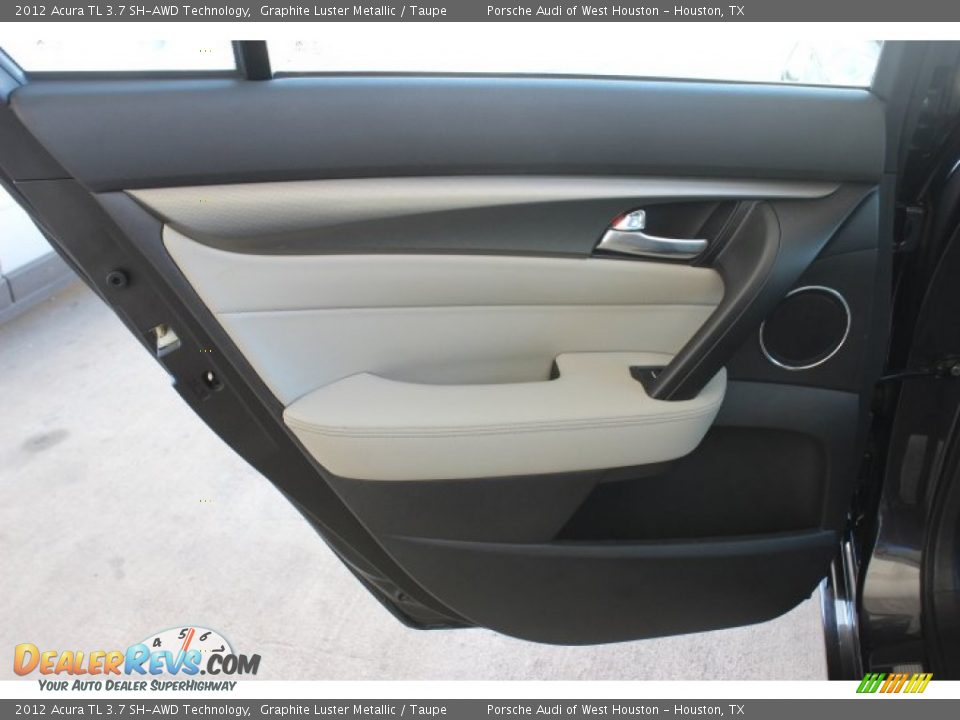2012 Acura TL 3.7 SH-AWD Technology Graphite Luster Metallic / Taupe Photo #32