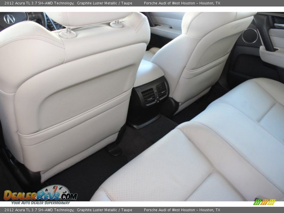 2012 Acura TL 3.7 SH-AWD Technology Graphite Luster Metallic / Taupe Photo #33