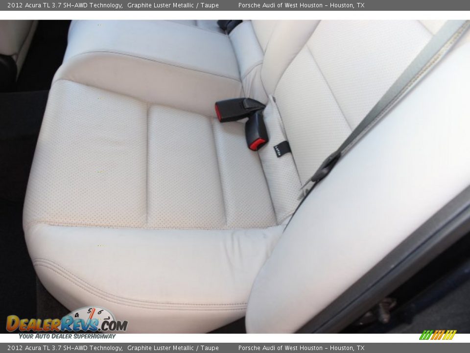 2012 Acura TL 3.7 SH-AWD Technology Graphite Luster Metallic / Taupe Photo #34