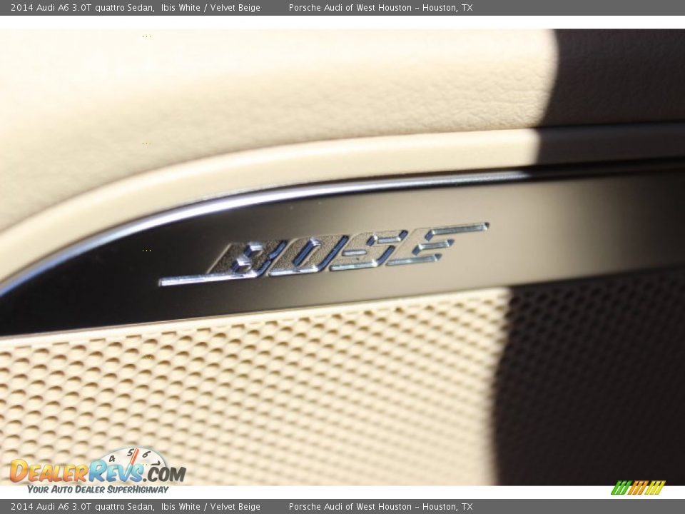 2014 Audi A6 3.0T quattro Sedan Ibis White / Velvet Beige Photo #11