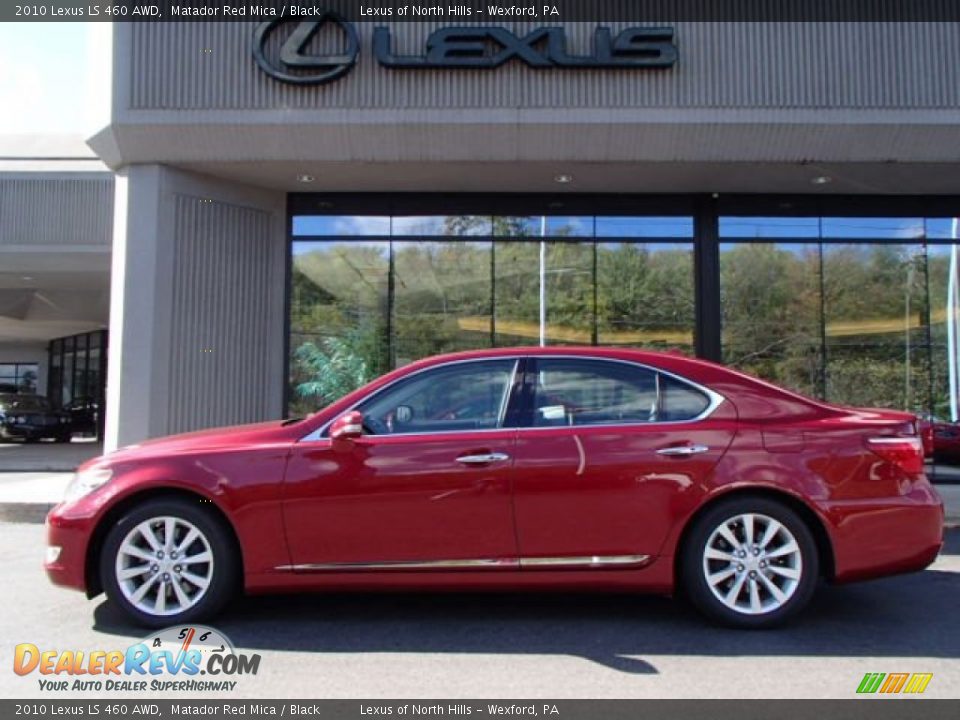 2010 Lexus LS 460 AWD Matador Red Mica / Black Photo #2