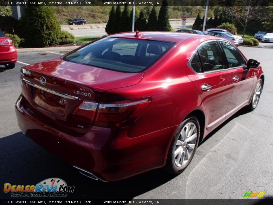 2010 Lexus LS 460 AWD Matador Red Mica / Black Photo #5