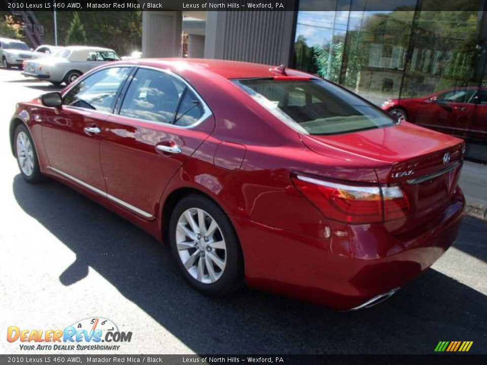 2010 Lexus LS 460 AWD Matador Red Mica / Black Photo #7