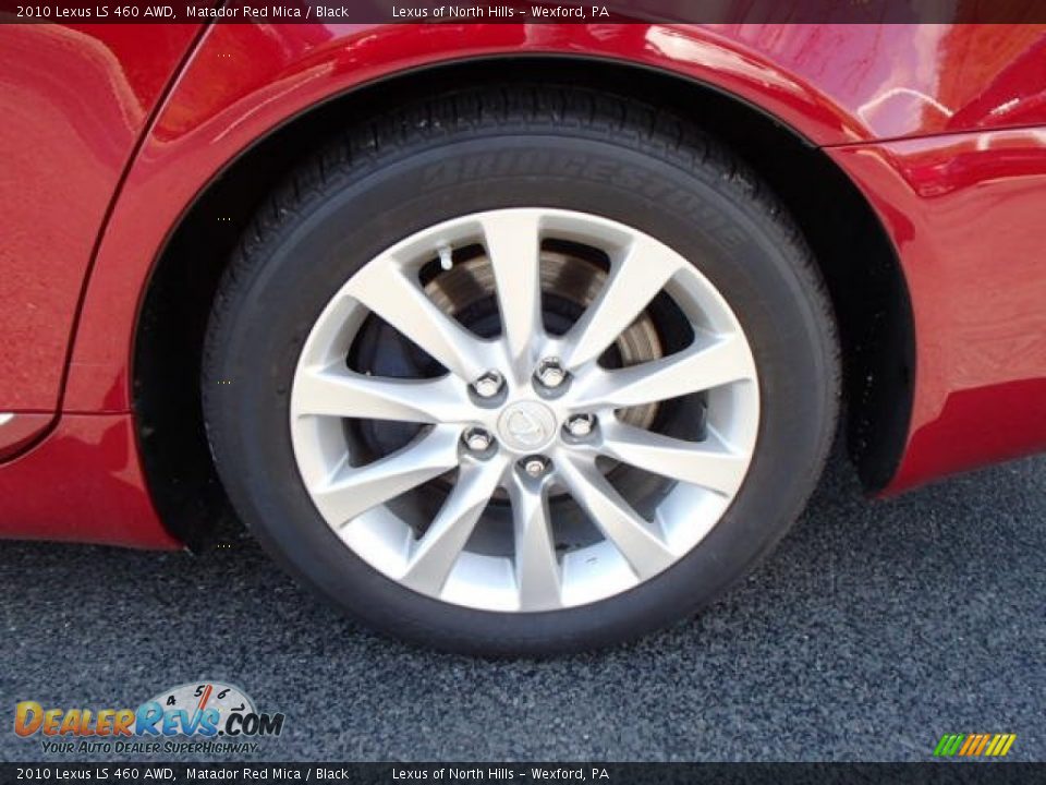 2010 Lexus LS 460 AWD Matador Red Mica / Black Photo #8
