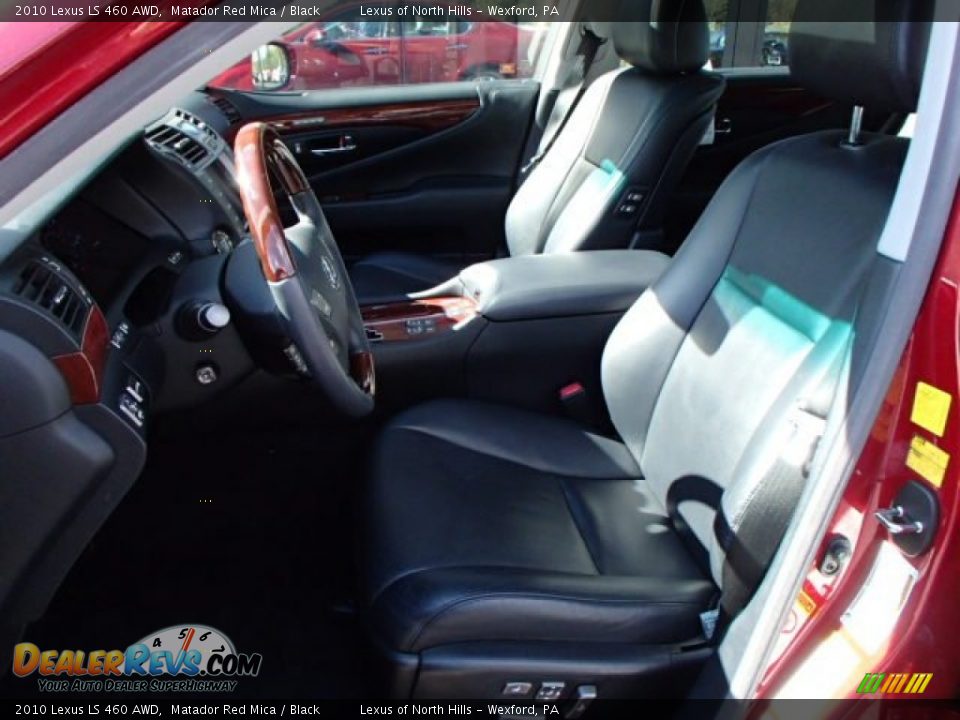 2010 Lexus LS 460 AWD Matador Red Mica / Black Photo #9