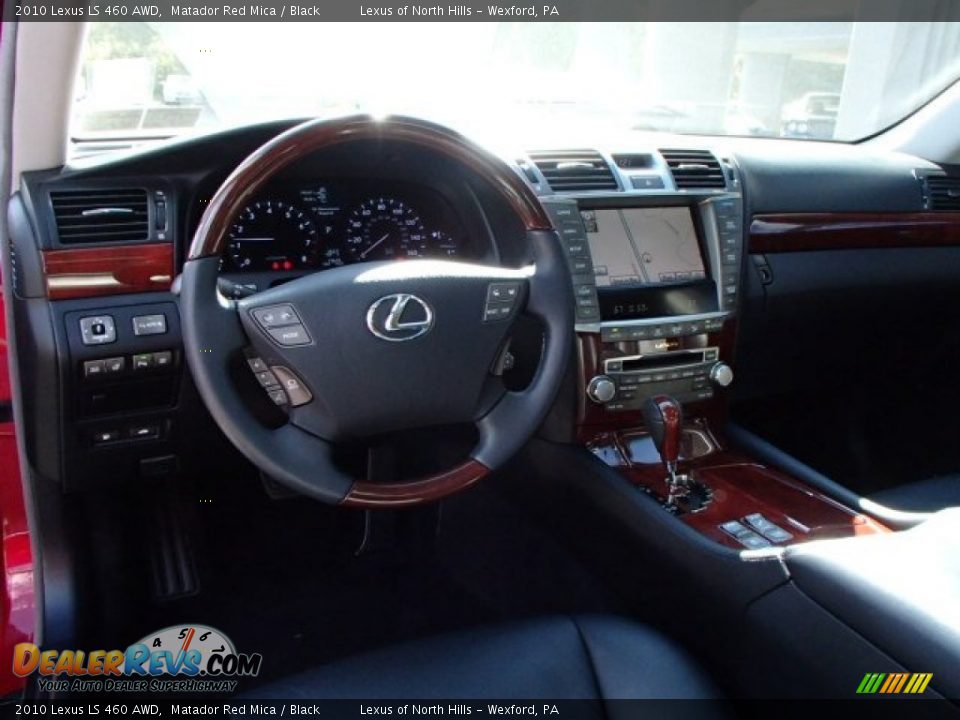 2010 Lexus LS 460 AWD Matador Red Mica / Black Photo #11