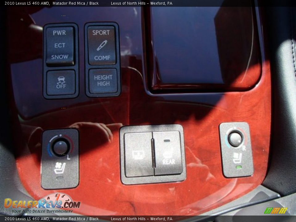 2010 Lexus LS 460 AWD Matador Red Mica / Black Photo #17