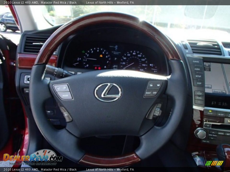 2010 Lexus LS 460 AWD Matador Red Mica / Black Photo #18