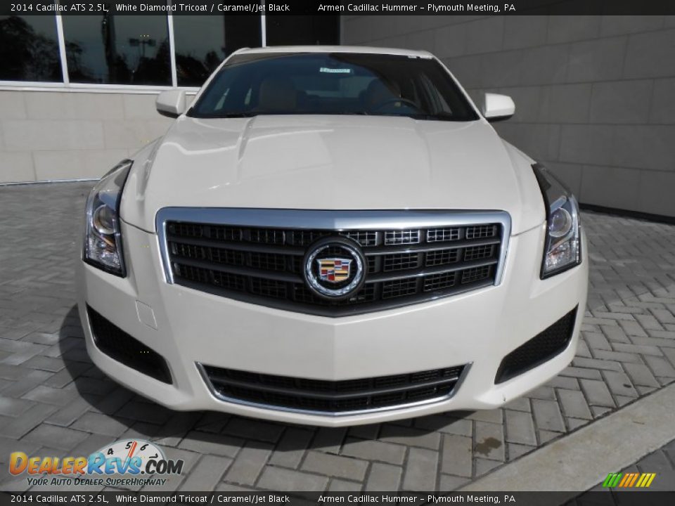 White Diamond Tricoat 2014 Cadillac ATS 2.5L Photo #2