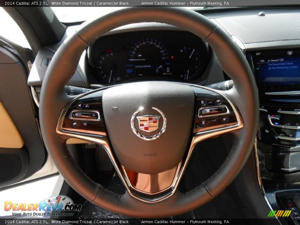 2014 Cadillac ATS 2.5L Steering Wheel Photo #13
